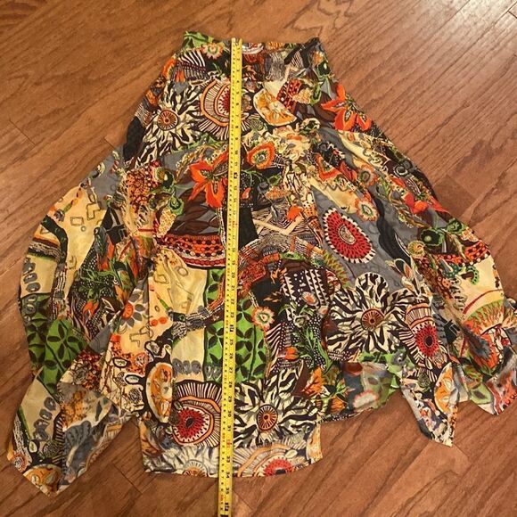 Sterling Styles size small I believe, see waist measurement long colorful skirt - Picture 7 of 11